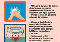 Protocolo COVID-19 para Personal de Oficina - Administrativo